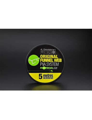 Korda Funnel Web Hexmesh Refill 5m Nachfüller wasserlösliches Netz-PVA-JJ-Fishing