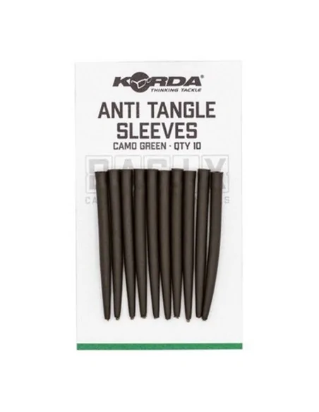 Korda Basix Anti Tangle Sleeves grün 10 Stück Angel Vorfach Schutz-Anti Tangle-JJ-Fishing
