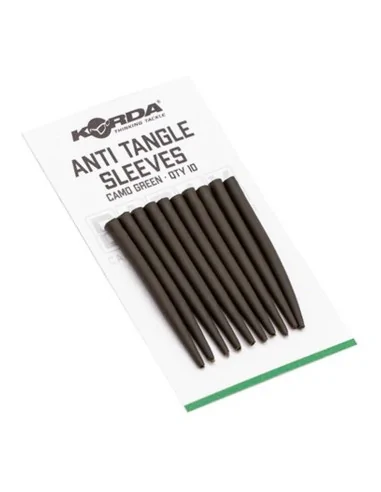 Korda Basix Anti Tangle Sleeves grün 10 Stück Angel Vorfach Schutz-Anti Tangle-JJ-Fishing