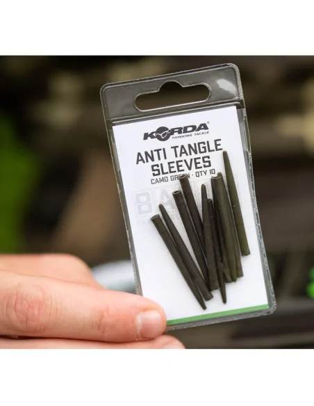 Korda Basix Anti Tangle Sleeves grün 10 Stück Angel Vorfach Schutz-Anti Tangle-JJ-Fishing