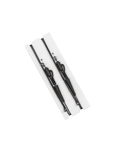 Korda Basix Lead Clip Leader grün 50cm 22kg 2 Stück Leadcore-Leader & Leadcore-JJ-Fishing