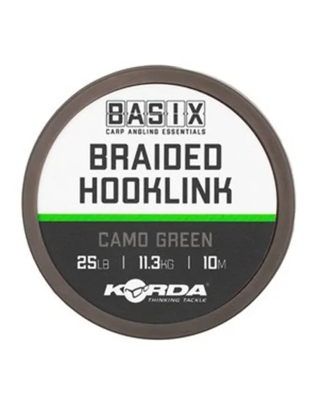 Korda Basix Braided Hooklink 25lb 10m Vorfachmaterial Geflochten | ...