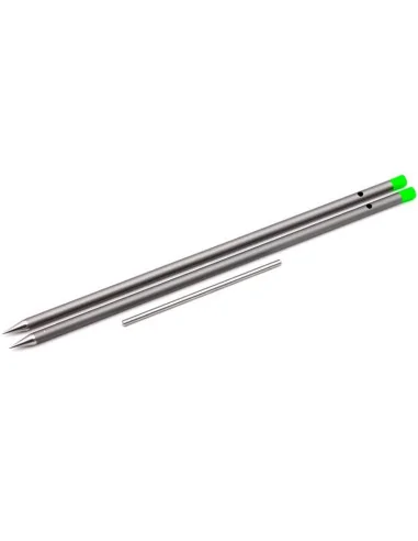 Korda Basix Distance Sticks Stainless Steel Points Grey Aluminium mit ca. 365cm Schnur-Rutenzubehör-JJ-Fishing