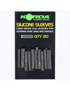 Korda Silicone Sleeves Camo Green 20 Stück Kwik Link & Swivel Covering-Vorfachmaterial & Montage-Zubehör-JJ-Fishing 2
