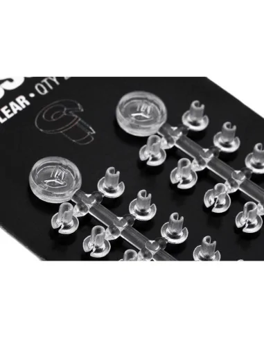 Korda Floss Caps clear 20 Stück Bait Stops Köder Fixierung-Endtackle-JJ-Fishing