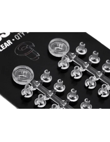 Korda Floss Caps clear 20 Stück Bait Stops Köder Fixierung-Endtackle-JJ-Fishing