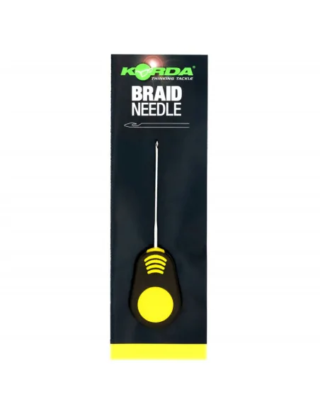 Korda Braided Hair Needle 7cm gelb 1 Stück Ködernadel Angelnadel-Werkzeuge-JJ-Fishing