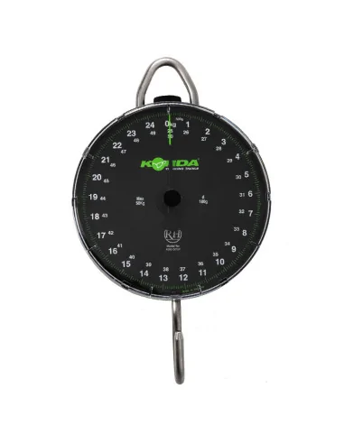 Korda Dial Scale Dual Rev 50kg 1 Stück Reuben Heaton Analoge Angelwaage-Abhakmatten & Wiegeschlingen-JJ-Fishing