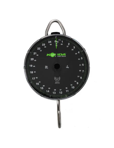 Korda Dial Scale Dual Rev 50kg 1 Stück Reuben Heaton Analoge Angelwaage-Abhakmatten & Wiegeschlingen-JJ-Fishing