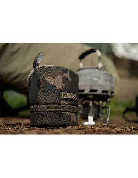 Korda Compac Gas Canister Jacket Dark Kamo Schutzhülle für Gas Kart...