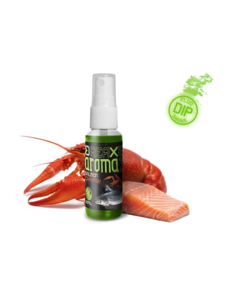 Delphin AromaX Lachs & Krebs Dip-Spray 30ml Grün Smoke Edition-Köder-JJ-Fishing