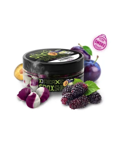 Delphin D SNAX SHELL Wafter Plum & Mulberry 10mm 30g Balanced Smoke Effect Method Feeder Hochintensive Angelköder-M.F. Wafter...
