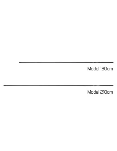 Delphin TeleMASTER 210cm Carbon Kescherstab Mini Transportmaß Ultra Stabil