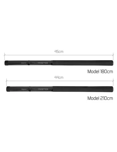Delphin TeleMASTER 210cm Carbon Kescherstab Mini Transportmaß Ultra Stabil-Kescher & Kescherzubehör-JJ-Fishing