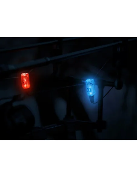 Delphin LightBLOCK RED Indikator LED Hänge Bissanzeiger Bitealarm Magnetkugel Verschluss-Bissanzeiger & Bobbins-JJ-Fishing
