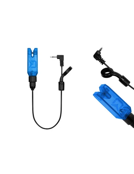 Delphin LightBLOCK BLUE Indikator LED Hänge Bissanzeiger Bitealarm Magnetkugel Verschluss-Bissanzeiger & Bobbins-JJ-Fishing