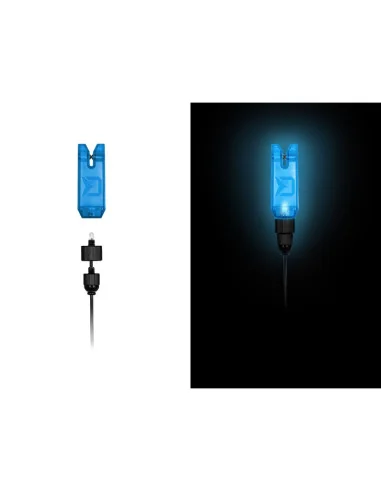 Delphin LightBLOCK YELLOW Indikator LED Hänge Bissanzeiger Bitealarm Magnetkugel Verschluss-Bissanzeiger & Bobbins-JJ-Fishing