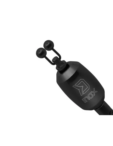 Delphin INOX Black Bissanzeiger mit Hängekette Edelstahl-Bissanzeiger & Bobbins-JJ-Fishing