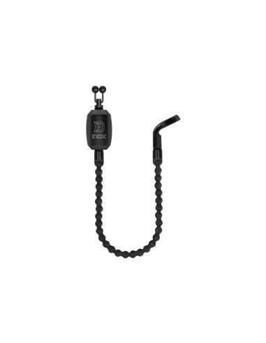 Delphin INOX Black Bissanzeiger mit Hängekette Edelstahl-Bissanzeiger & Bobbins-JJ-Fishing