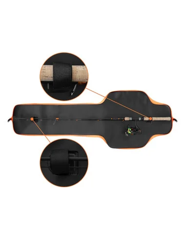 Delphin SpinCASE EVA 140cm Rutentasche Wasserdichte Angelruten Transporttasche