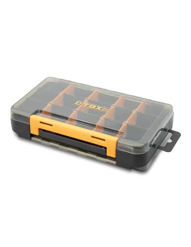 Delphin TBX Duo 175-15P EVA 175x105x38mm Kunstköderbox Tackle Box Predator Raubfisch Box-Tackle Boxen-JJ-Fishing