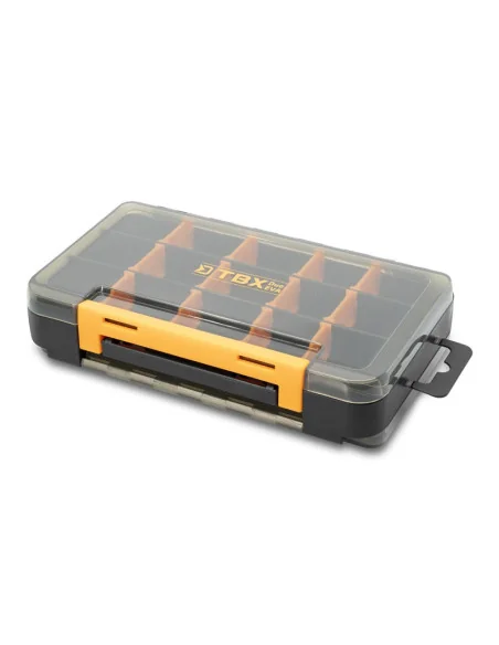 Delphin TBX Duo 175-15P EVA 175x105x38mm Kunstköderbox Tackle Box Predator Raubfisch Box-Tackle Boxen-JJ-Fishing