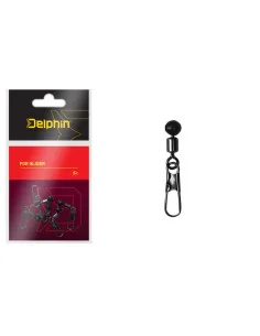 Delphin FDR Glider 5 Stück Feeder Futterkorb Befestigung Rolling Swivel-Endtackle-JJ-Fishing