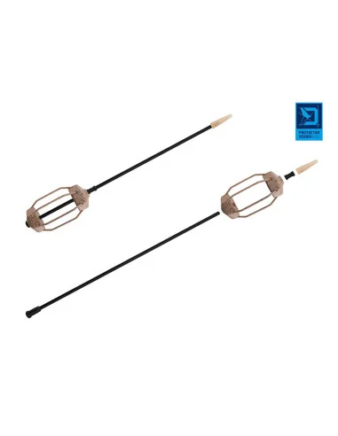 Delphin EazySIX 40g Futterkorb Anti Tangle Quick Change Lead Blei Futterspirale Long Distance