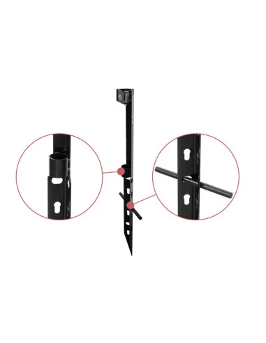 Delphin EXTREME 100cm Welsrutenhalter Massieve Ausführung Cat Rodholdall Rutenständer Fluss-Rod Pod´s, Banksticks & Buzzerbar...