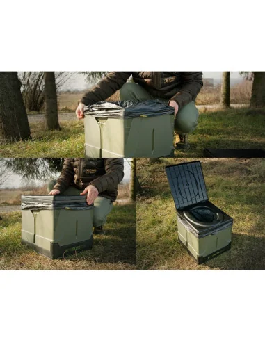 Delphin ToiBLOX King Toilette Angel WC Toilette zum Angeln Camping Toilette-Outdoor-JJ-Fishing