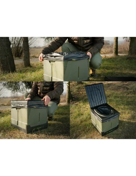 Portable Toilet Delphin ToiBLOX King - Komfort und Hygiene für Angler