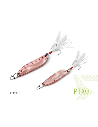 Delphin PIXO 10g COPPER Profi Blinker Größe 6 Extra Scharf Raubfisch Köder Spinnangeln