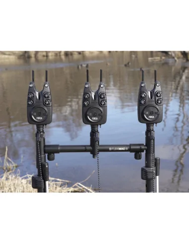 Delphin FlexiMAG 3 ROD BUZZ XL 25-35cm Ausziehbare Buzz-Bar mit Magnet Quick Change Verschlüssen Black Edition-Rod Pod´s, Ban...