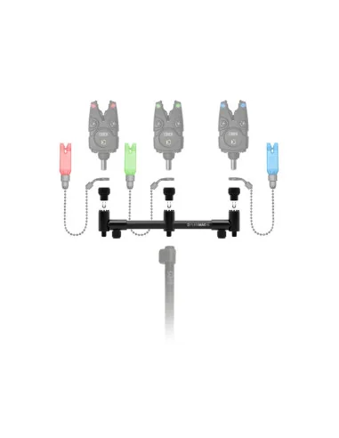 Delphin FlexiMAG 3 ROD BUZZ XL 25-35cm Ausziehbare Buzz-Bar mit Magnet Quick Change Verschlüssen Black Edition-Rod Pod´s, Ban...
