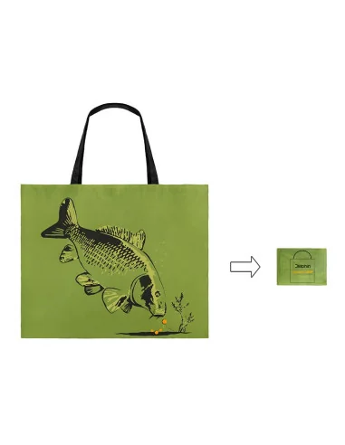 Delphin ShopBAG CARP 50x45cm Einkaufstasche Mehrweg Reißfeste Shoppingbag
