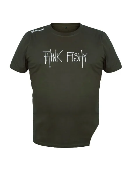 Sonik Think Fishy Carp T-Shirt M Premium Angelgewand-Hoodie, Shirts, Jacken & Co-JJ-Fishing