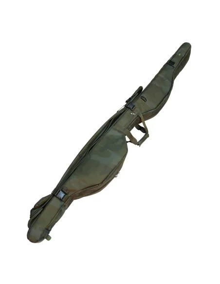 Sonik BANK-TEK 3 Rod Compact Sleeve 12ft Camo Rutentasche Angelrutentasche-Rutenfutterale-JJ-Fishing