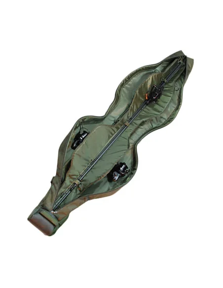 Sonik BANK-TEK 3 ROD 12Ft COMPACT SLEEVE Camo Rutentasche Angelruten Tasche