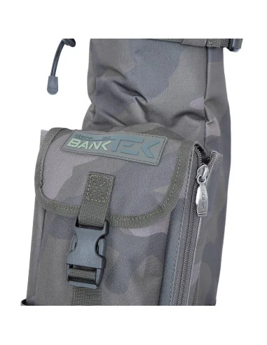 Sonik BANK-TEK 3 ROD 12Ft COMPACT SLEEVE Camo Rutentasche Angelruten Tasche