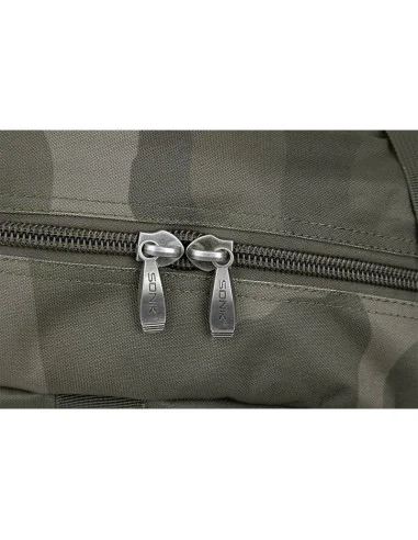 Sonik BANK-TEK 3 ROD 10Ft COMPACT SLEEVE Camo Rutentasche Angelruten Tasche