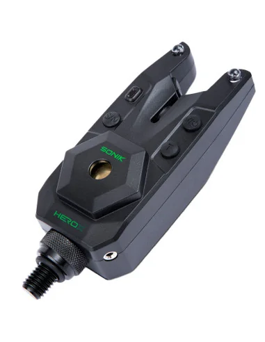 Sonik HEROX Single Bite Alarm 1 Stück Orange Zusatz Funkbissanzeiger-Bissanzeiger & Bobbins-JJ-Fishing