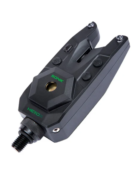 Sonik HEROX Single Bite Alarm 1 Stück Orange Zusatz Funkbissanzeiger