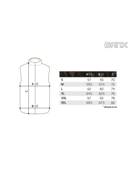 Delphin BANX Vest XXL Camo Weste Angelweste Angelbekleidung