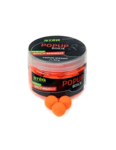 Steg Pop Up 16mm Spicy Mango 50g Extra Intensiv Boilie Neon Collor