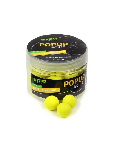 Stég Pop Up Boilies 16mm 50g Scharfe Mango - HalDepo.hu