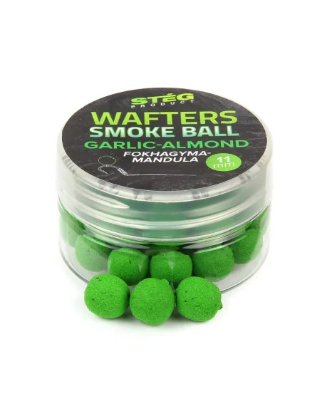 Steg Wafter 11mm Knoblauch & Mandel Smoke Ball 15g Extra Intensiv-Köder-JJ-Fishing