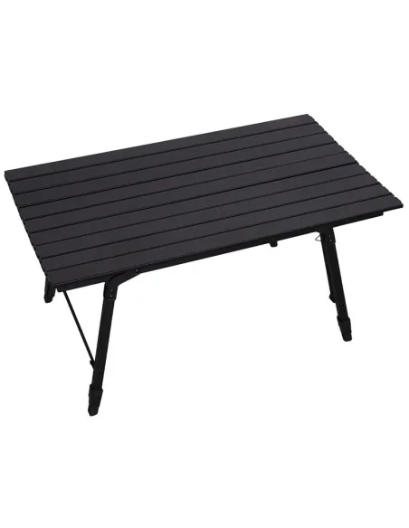 Sonik HI-LO Session Table 1 Stück schwarzer höhenverstellbarer Camping Angeltisch mit Transporttasche-Bivvy Table - Tische-JJ...