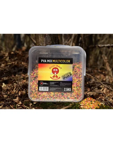 Dudi Bait PVA Mix Multicolor Ready to use in Bucket 2,5 kg 4x World Winner-Köder-JJ-Fishing