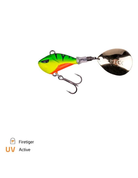 Zeck Fishing Rogue Runner 20g Firetiger Jig Spinner Long Distance Starke Druckwelle Extra Vibration Spinnfischen-Turn signals...