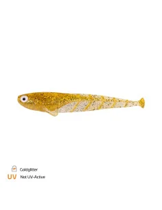 Zeck Fishing Quappie Goldglitter 12cm 7,3g 3 Stück Innovation von Sebastian Hänel Gummiköder Zander Barsch Spinnfischen-Gummi... 2